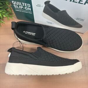 Staheekum Women's Quilted Slip On Shoes Black Size 9
